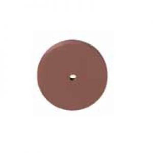 Cauciuc Abraziv - pentru Șlefuire - Disc - Fără Tijă - Culoare Maro - Diametru 16mm